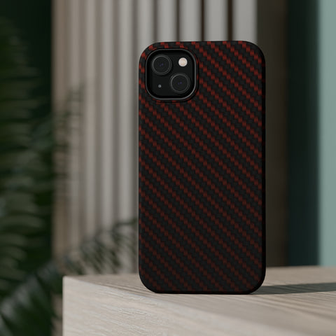 Red carbon fiber - MagSafe Cases - phone cases