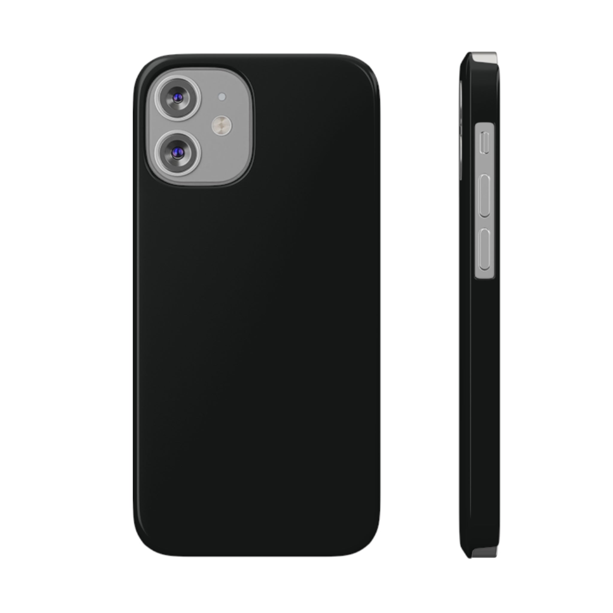 Coal Black - iPhone Slim Cases iPhone 12 Mini - phone cases