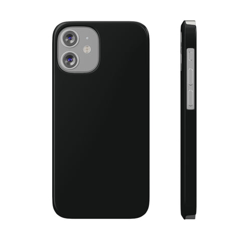 Coal Black - iPhone Slim Cases iPhone 12 Mini - phone cases