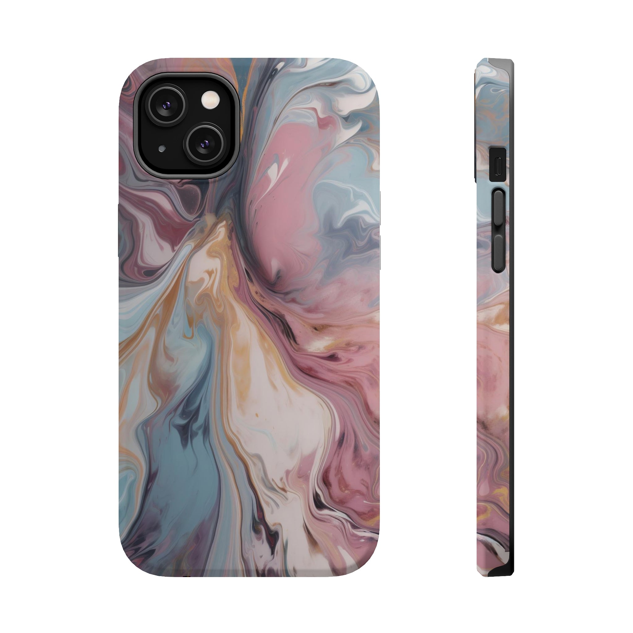 Liquid colored marble - MagSafe Cases iPhone 14 Plus Matte - phone cases