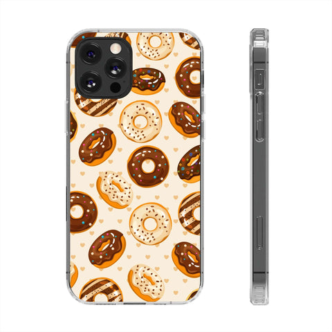 Chocolate Donuts - iPhone Clear Cases iPhone 12 Pro Without gift packaging - phone cases