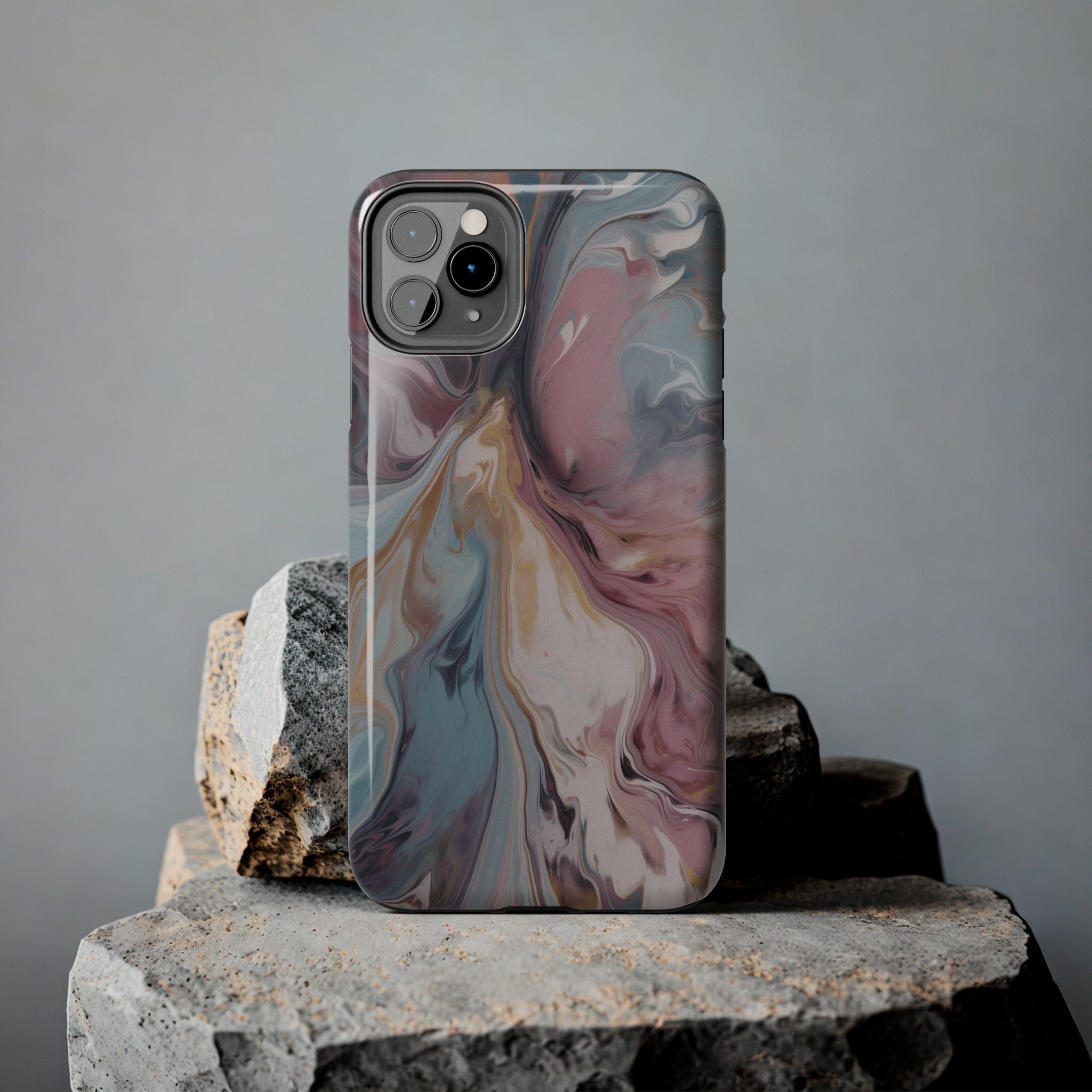 Liquid colored marble - iPhone Tough Cases - phone cases