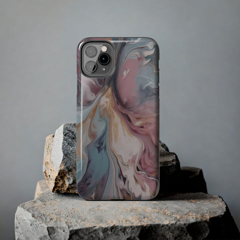 Liquid colored marble - iPhone Tough Cases - phone cases