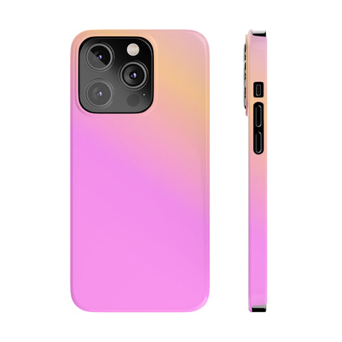 Gradient Pink - iPhone Slim Cases iPhone 14 Pro - phone cases