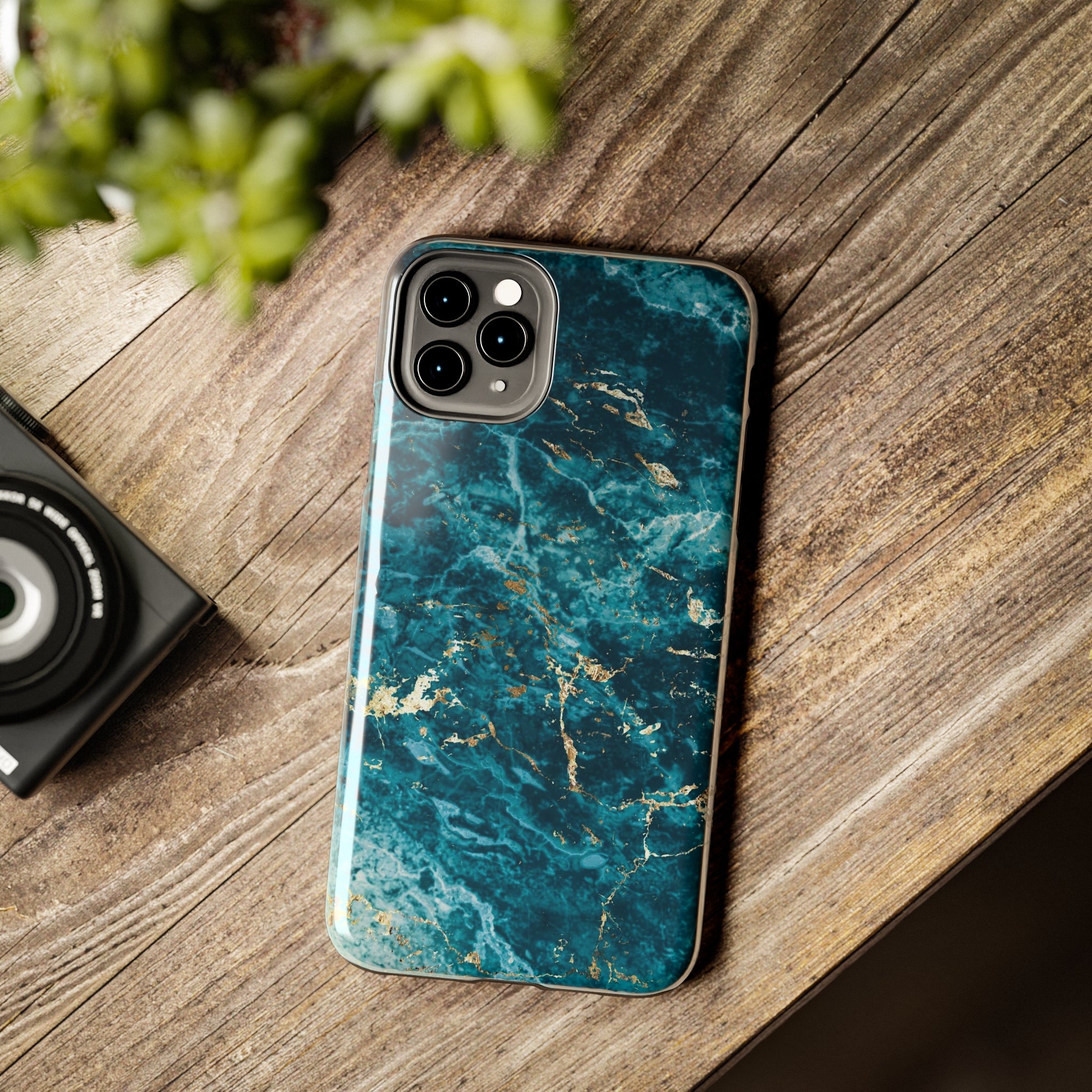 Liquid Blue marble - iPhone Tough Cases - phone cases