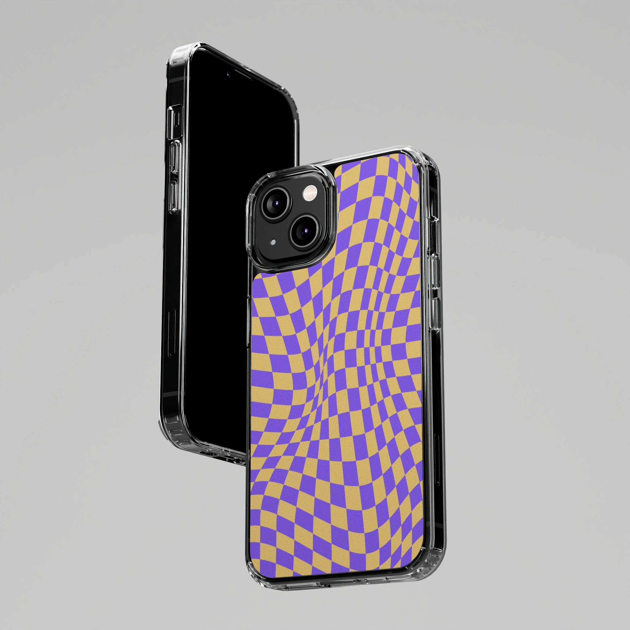 checkerboard - iPhone Clear Cases - phone cases