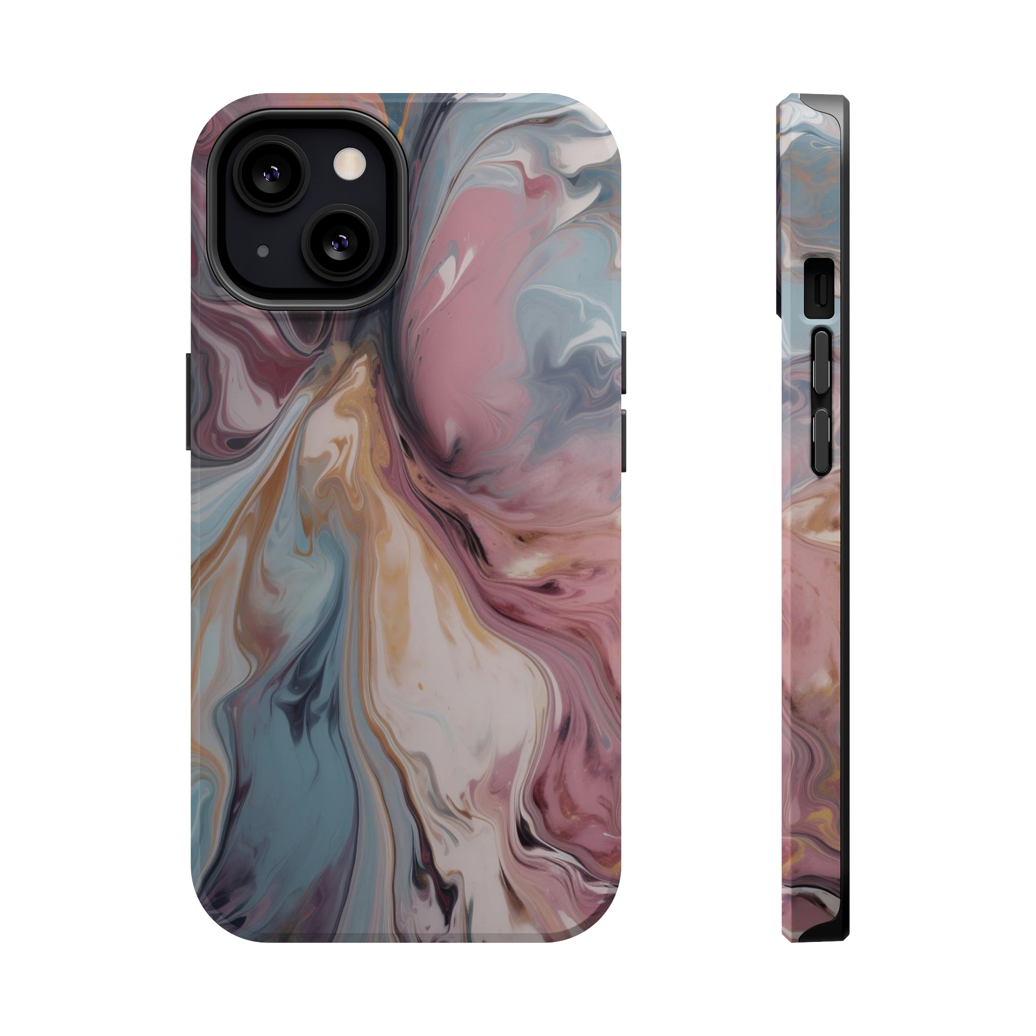 Liquid colored marble - MagSafe Cases iPhone 13 Glossy - phone cases