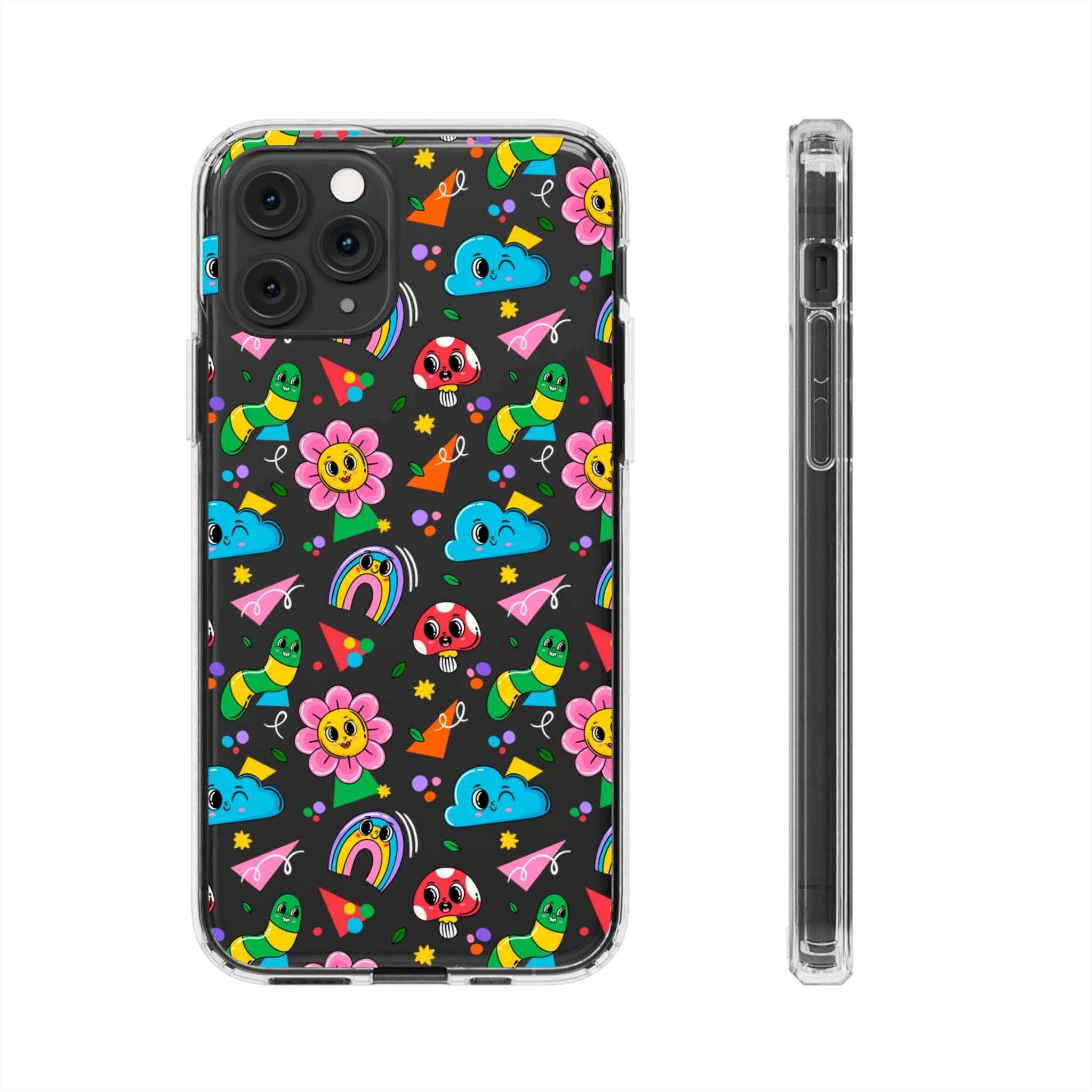 Colorful Characters - iPhone Clear Cases iPhone 11 Pro Without gift packaging - phone cases