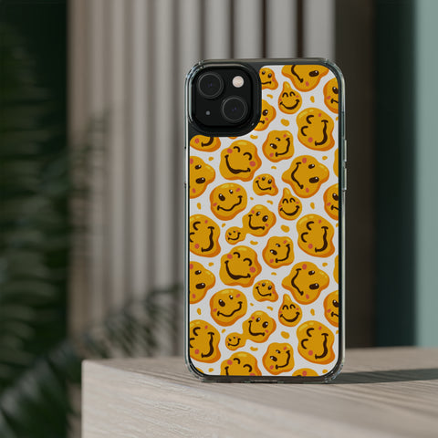 distorted smile - iPhone Clear Cases - phone cases