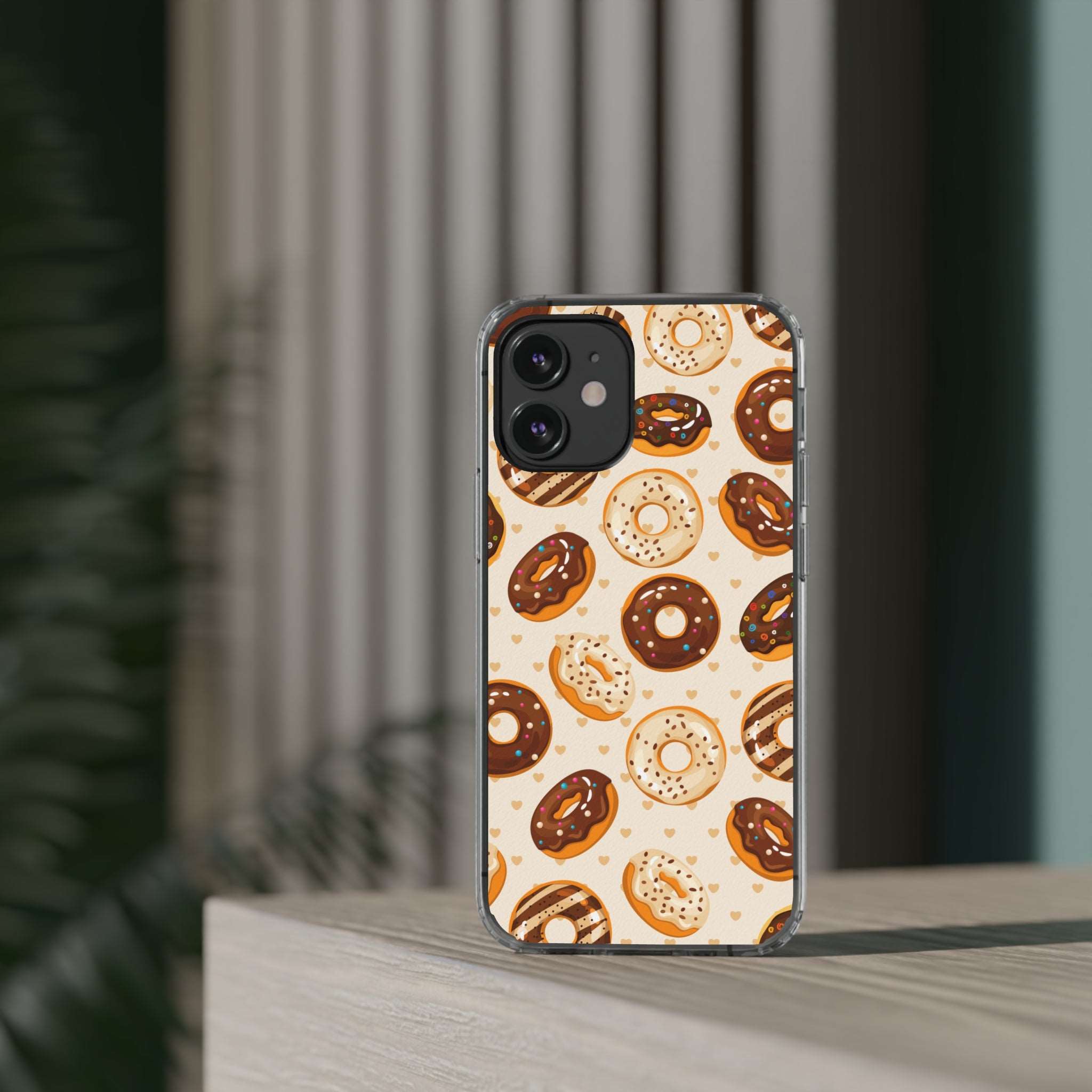 Chocolate Donuts - iPhone Clear Cases - phone cases