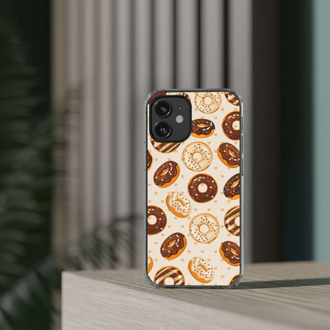 Chocolate Donuts - iPhone Clear Cases - phone cases