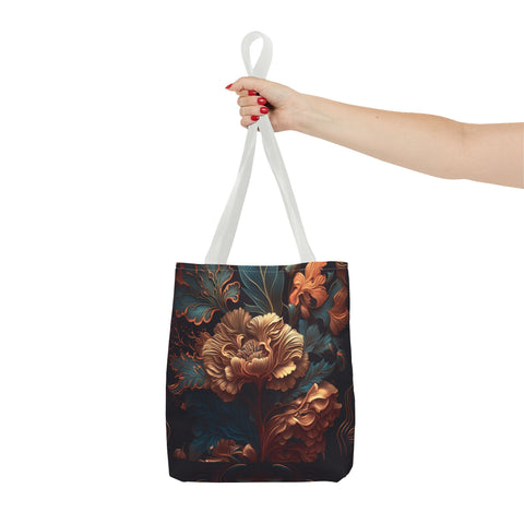 Tote Bag | Dark Floral Design