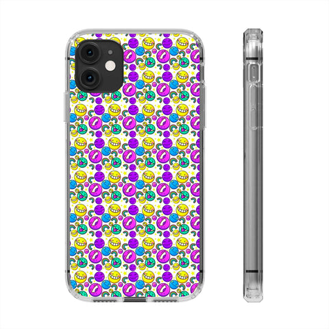 Colourful Emoticons - iPhone Clear Cases iPhone 11 Without gift packaging - phone cases