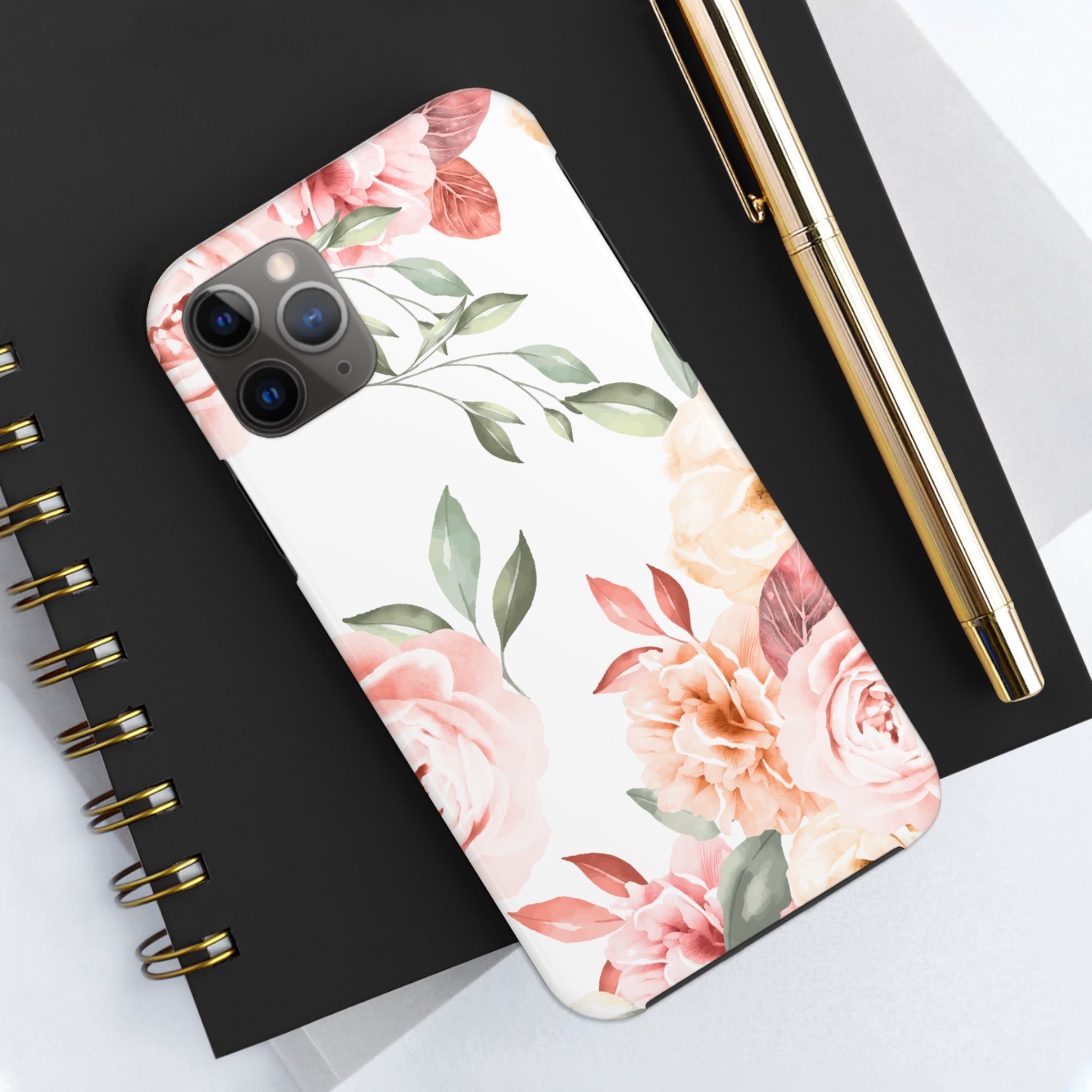 Vintage Floral - iPhone Tough Cases - phone cases