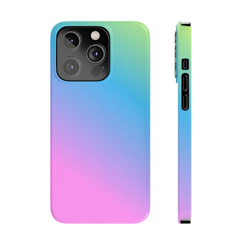 Gradient Colored - iPhone Slim Cases iPhone 14 Pro - phone cases