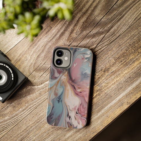 Liquid colored marble - iPhone Tough Cases - phone cases