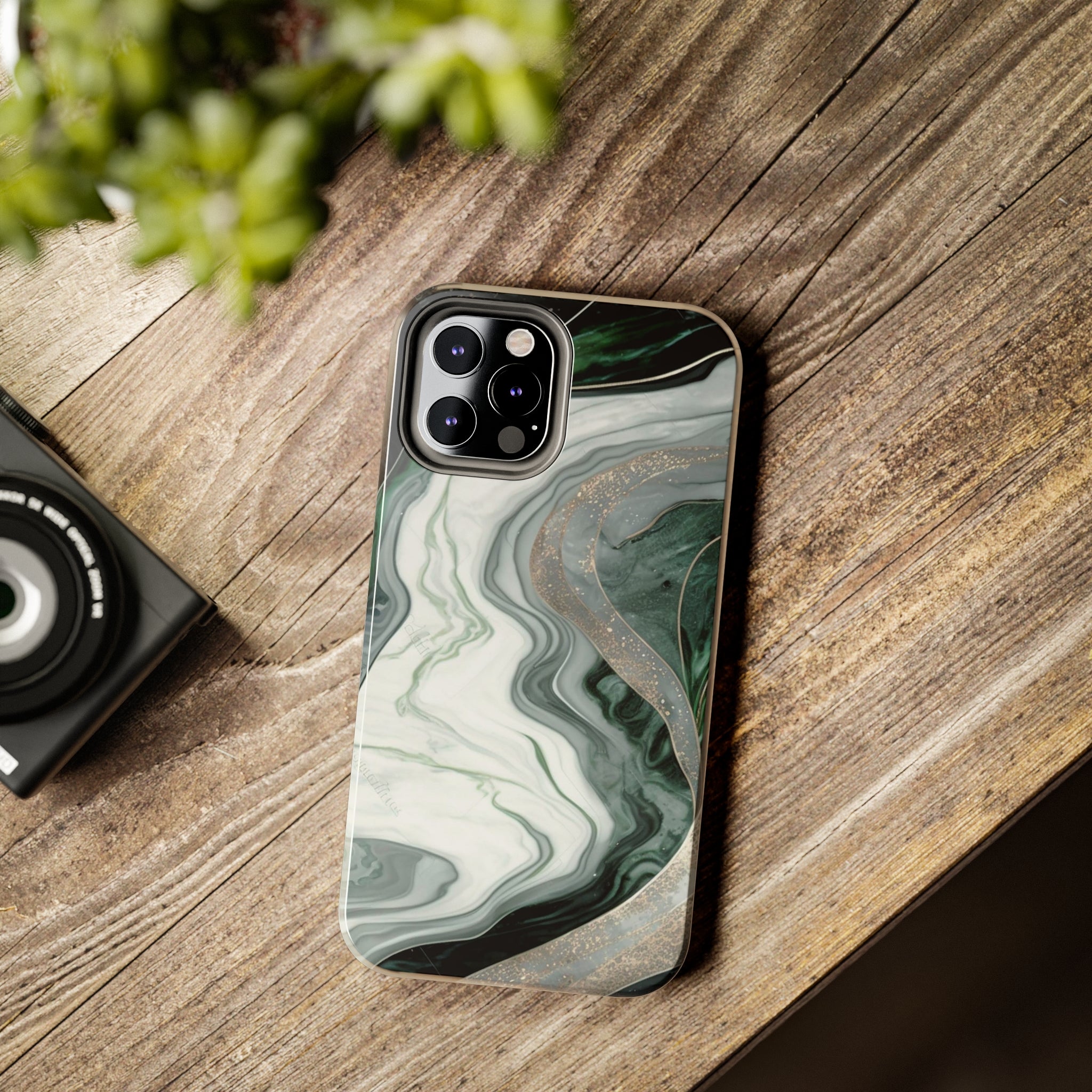 Green Marble - iPhone Tough Cases - phone cases