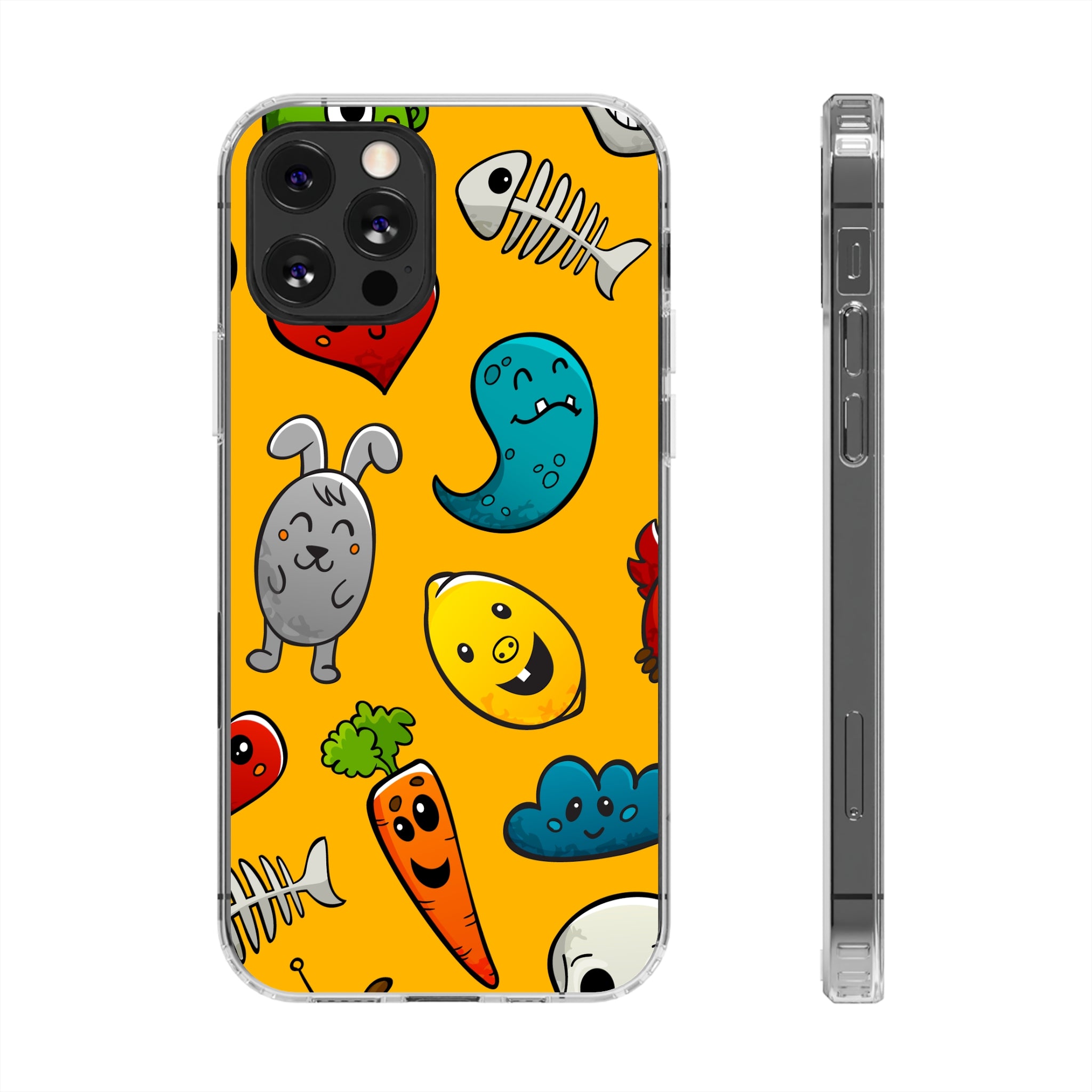 Fun Characters - iPhone Clear Cases iPhone 12 Pro Without gift packaging - phone cases