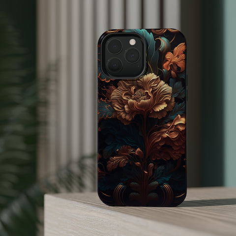 Dark floral - MagSafe Cases - phone cases