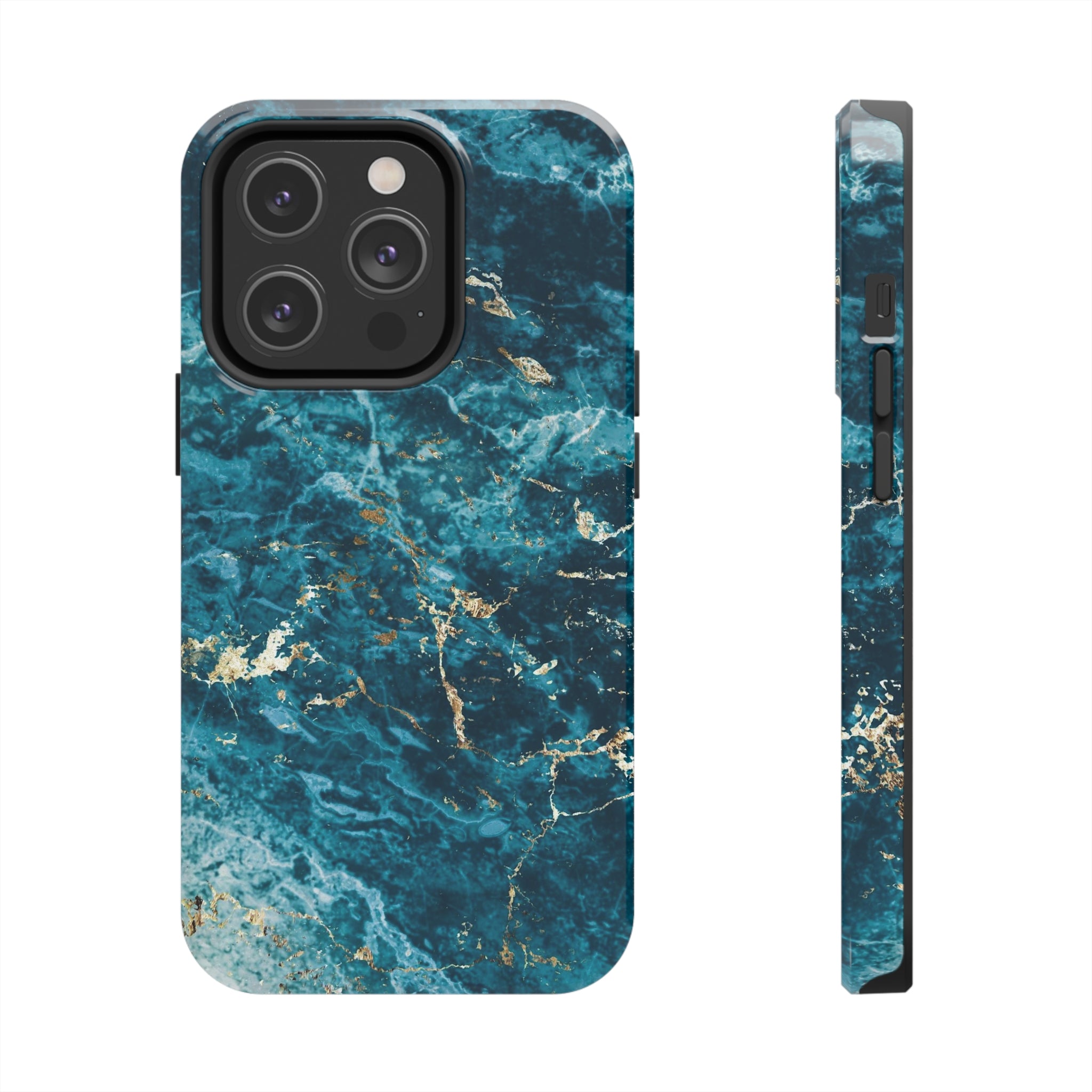 Liquid Blue marble - iPhone Tough Cases iPhone 14 Pro - phone cases