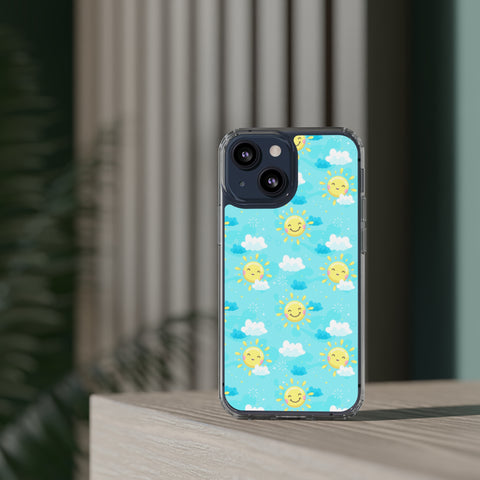 Sun Smile - iPhone Clear Cases - phone cases