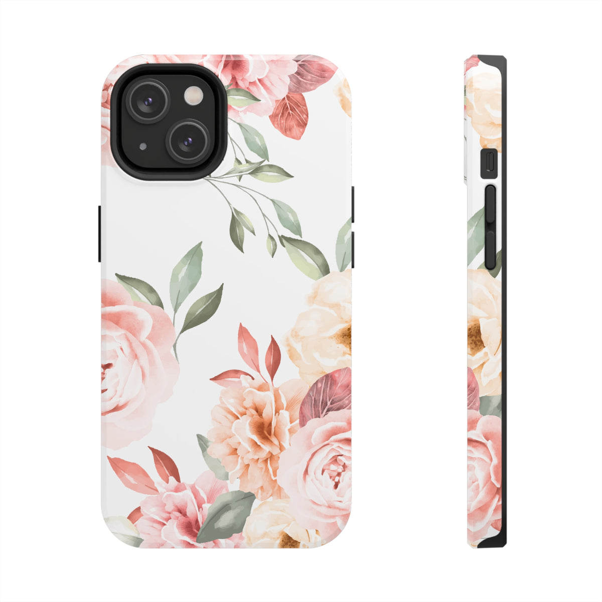 Vintage Floral - iPhone Tough Cases iPhone 14 - phone cases