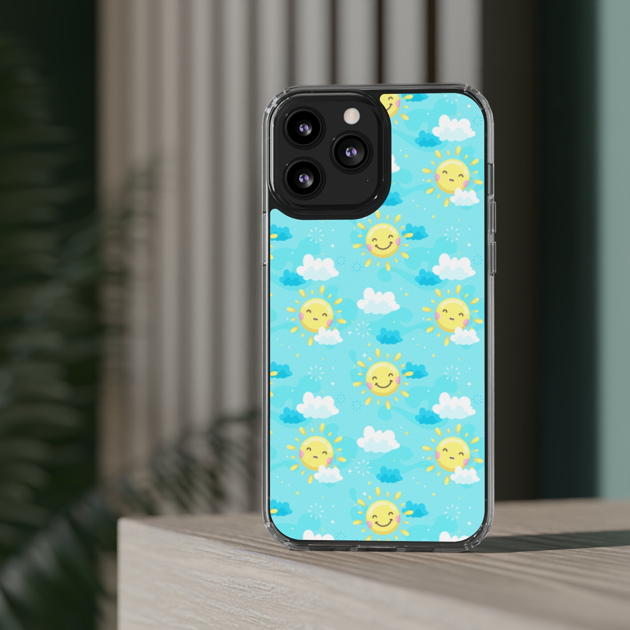 Sun Smile - iPhone Clear Cases - phone cases