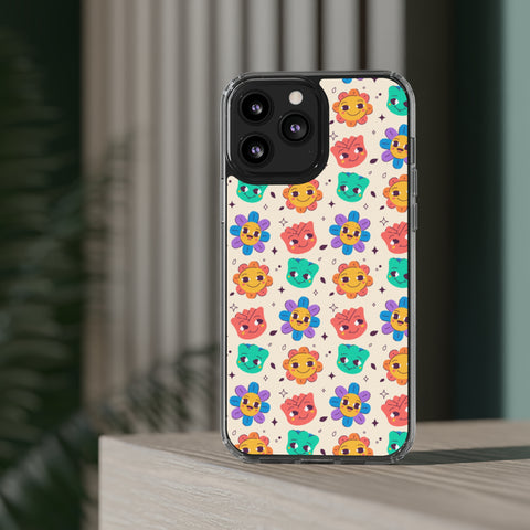 Face Floral - iPhone Clear Cases - phone cases