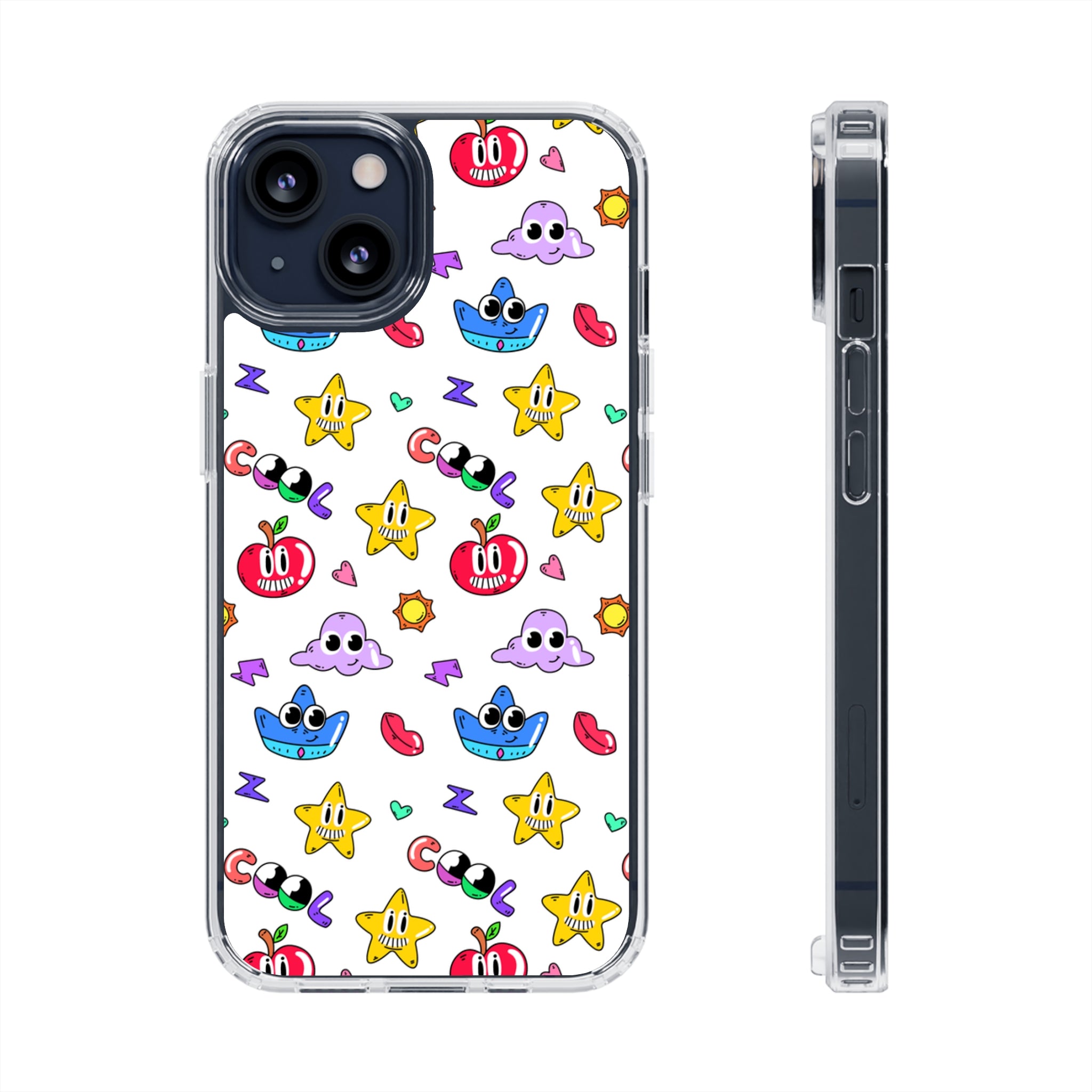 Mix Cartoon - iPhone Clear Cases iPhone 13 Without gift packaging - phone cases