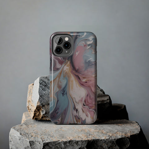 Liquid colored marble - iPhone Tough Cases - phone cases