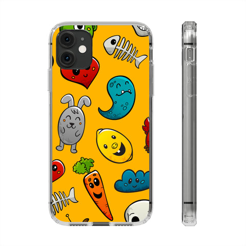 Fun Characters - iPhone Clear Cases iPhone 11 Without gift packaging - phone cases