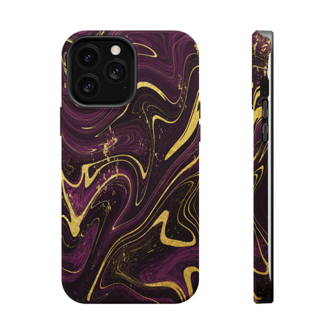 Golden liquid marble - MagSafe Cases iPhone 13 Pro Max Matte - phone cases