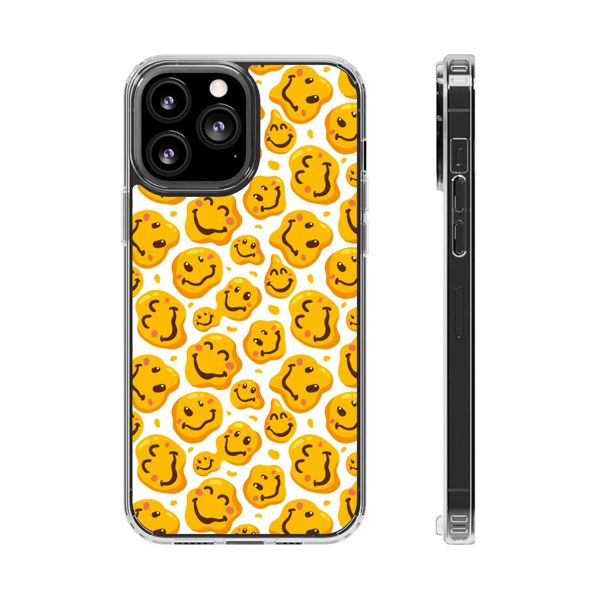 distorted smile - iPhone Clear Cases iPhone 13 Pro Max Without gift packaging - phone cases