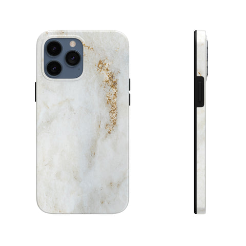 White Golden Marble - iPhone Tough Cases iPhone 13 Pro Max - phone cases