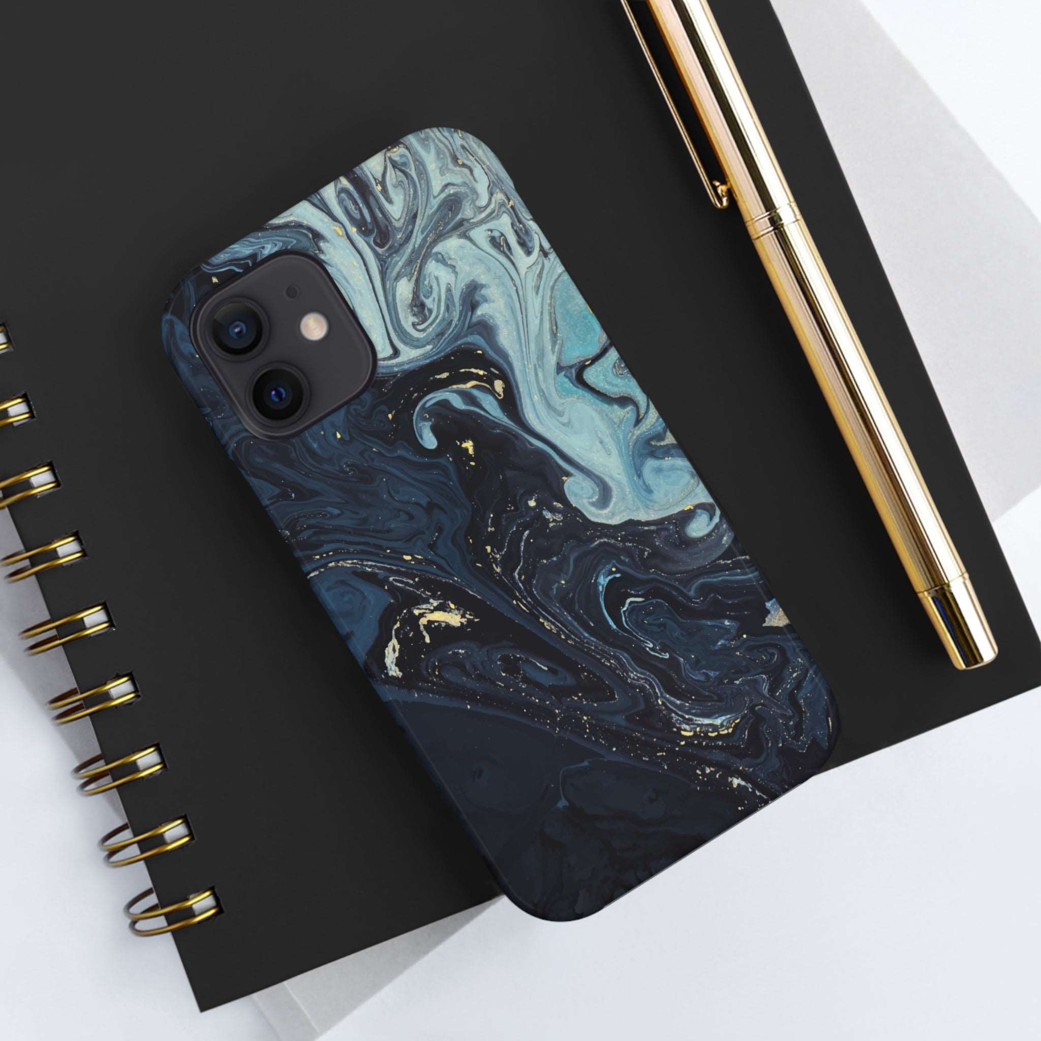 Blue liquid - iPhone Tough Cases - phone cases