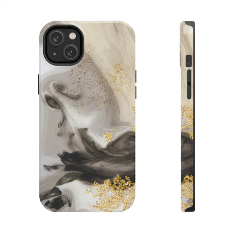 Gold Glitter - iPhone Tough Cases iPhone 14 Plus - phone cases