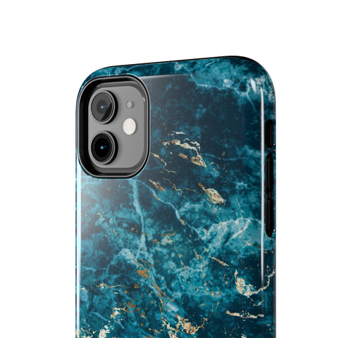 Liquid Blue marble - iPhone Tough Cases - phone cases