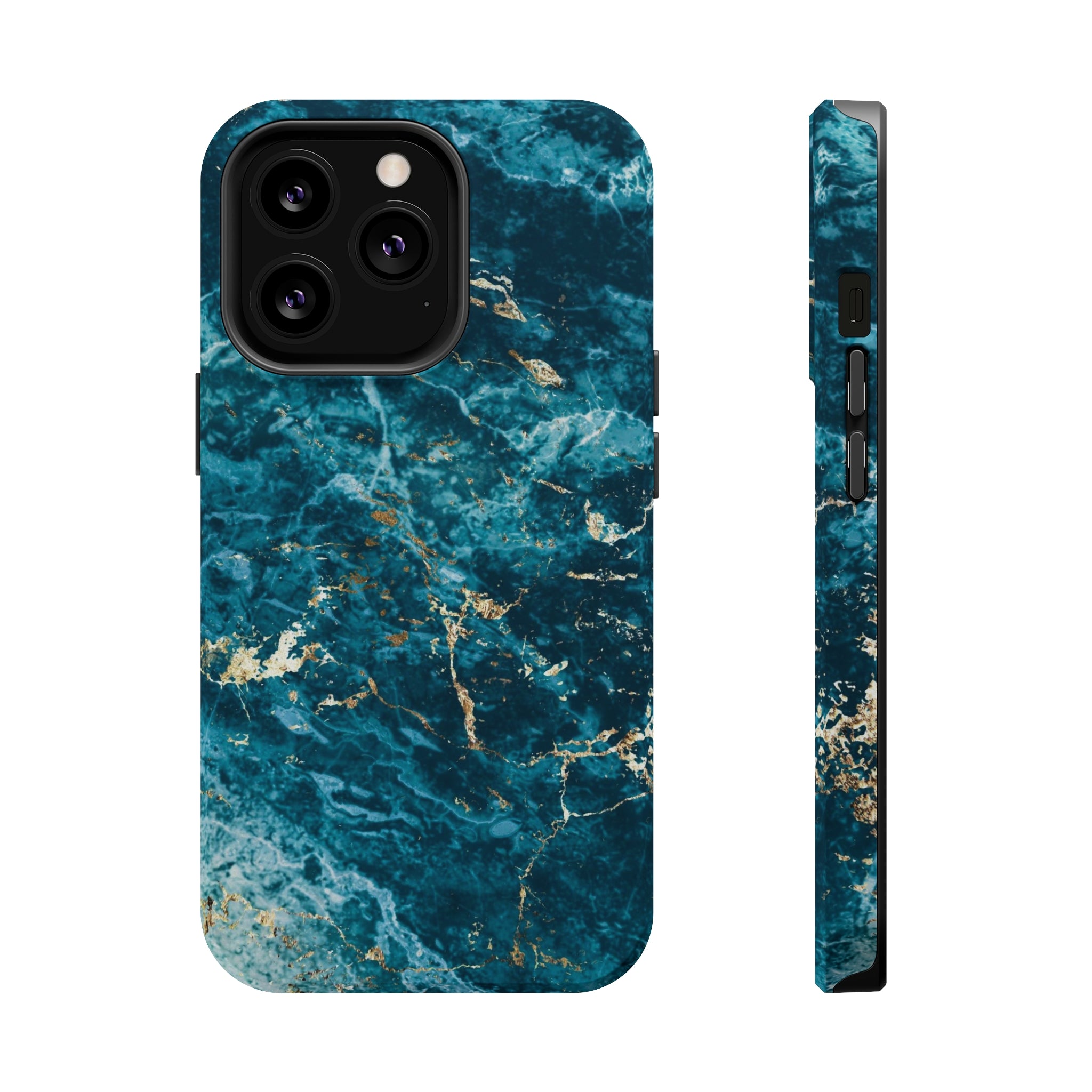 Liquid Blue marble - MagSafe Cases iPhone 13 Pro Matte - phone cases