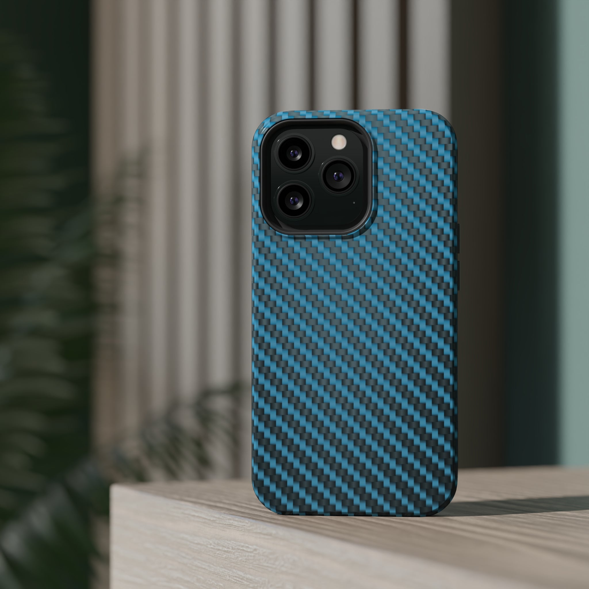 Blue carbon fiber - MagSafe Cases - phone cases