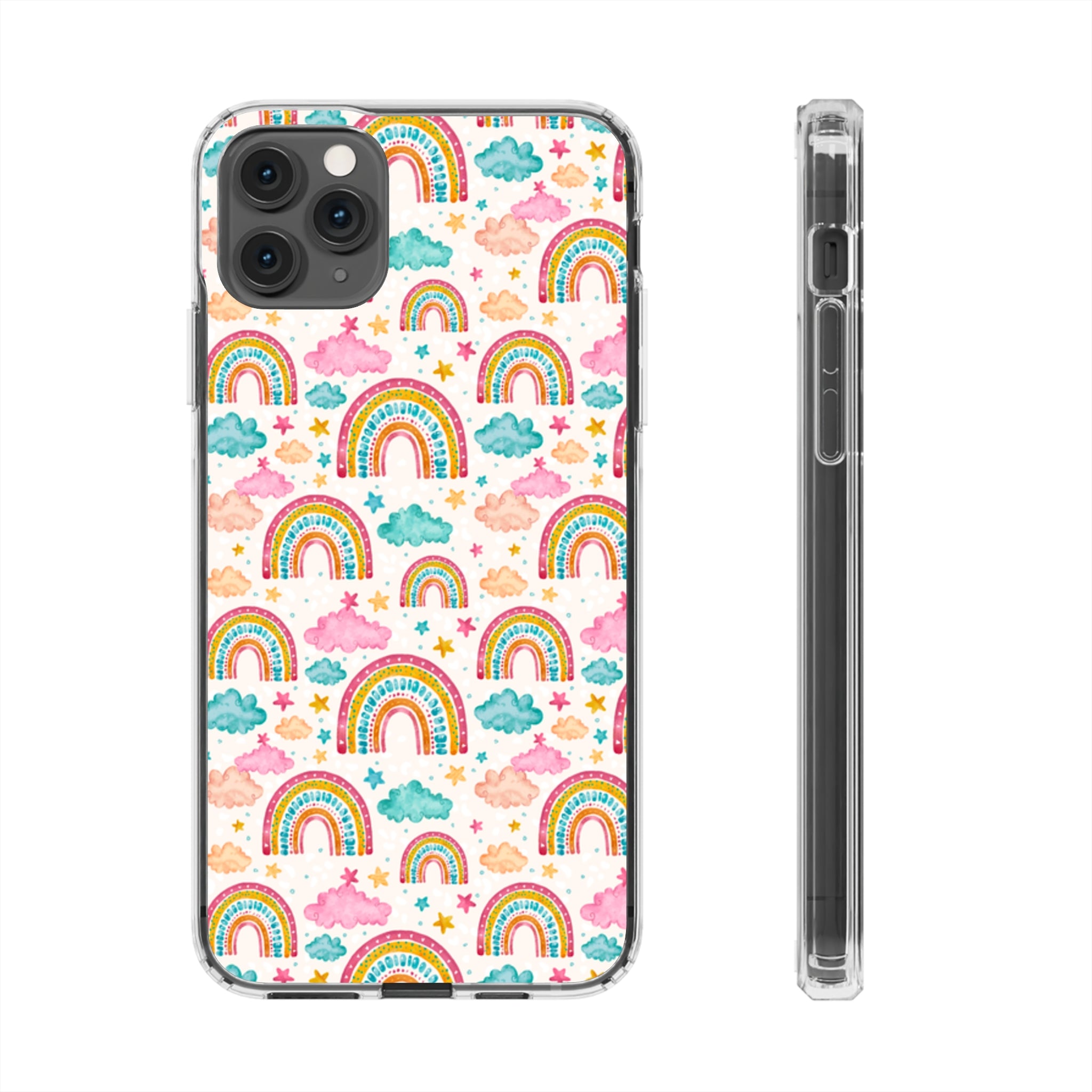 Painted Rainbow - iPhone Clear Cases iPhone 11 Pro Max Without gift packaging - phone cases