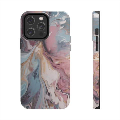 Liquid colored marble - iPhone Tough Cases iPhone 14 Pro Max - phone cases