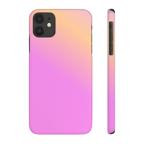 Gradient Pink - iPhone Slim Cases iPhone 11 - phone cases