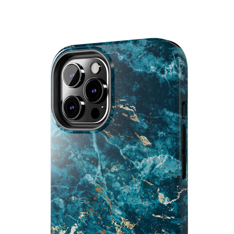 Liquid Blue marble - iPhone Tough Cases - phone cases