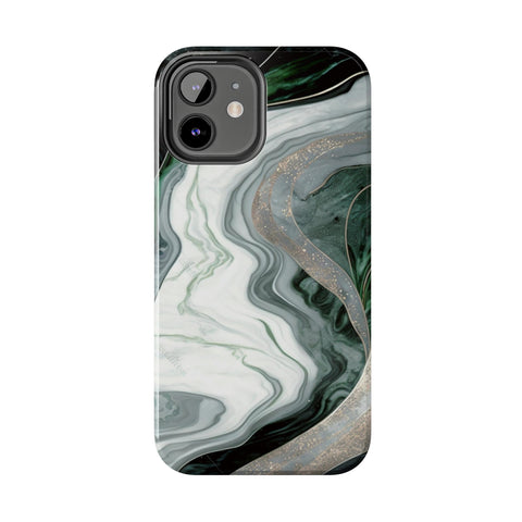 Green Marble - iPhone Tough Cases - phone cases