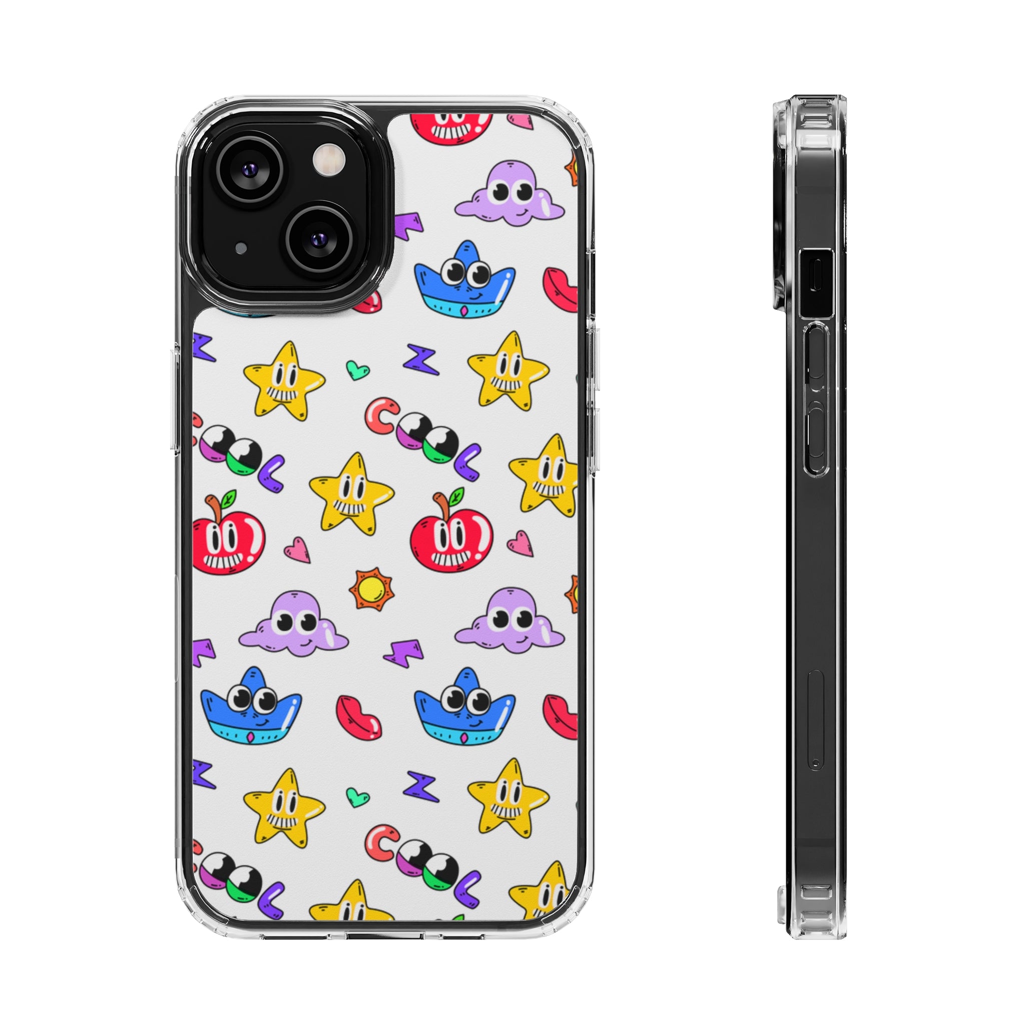 Mix Cartoon - iPhone Clear Cases iPhone 14 Without gift packaging - phone cases