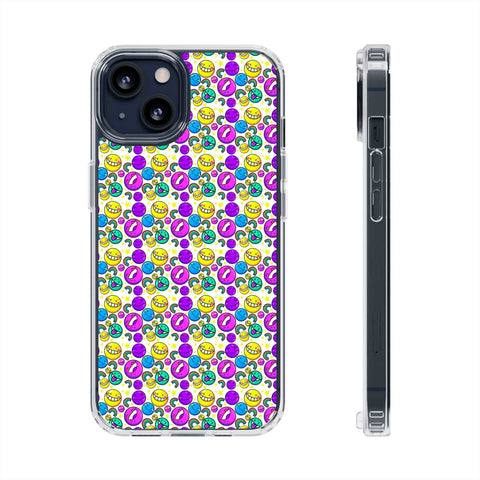 Colourful Emoticons - iPhone Clear Cases iPhone 13 Without gift packaging - phone cases