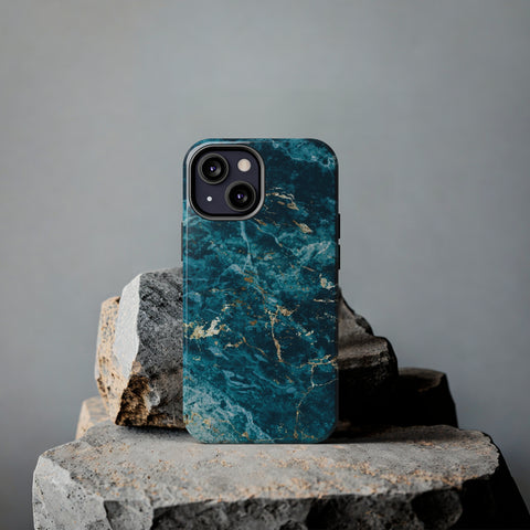 Liquid Blue marble - iPhone Tough Cases - phone cases