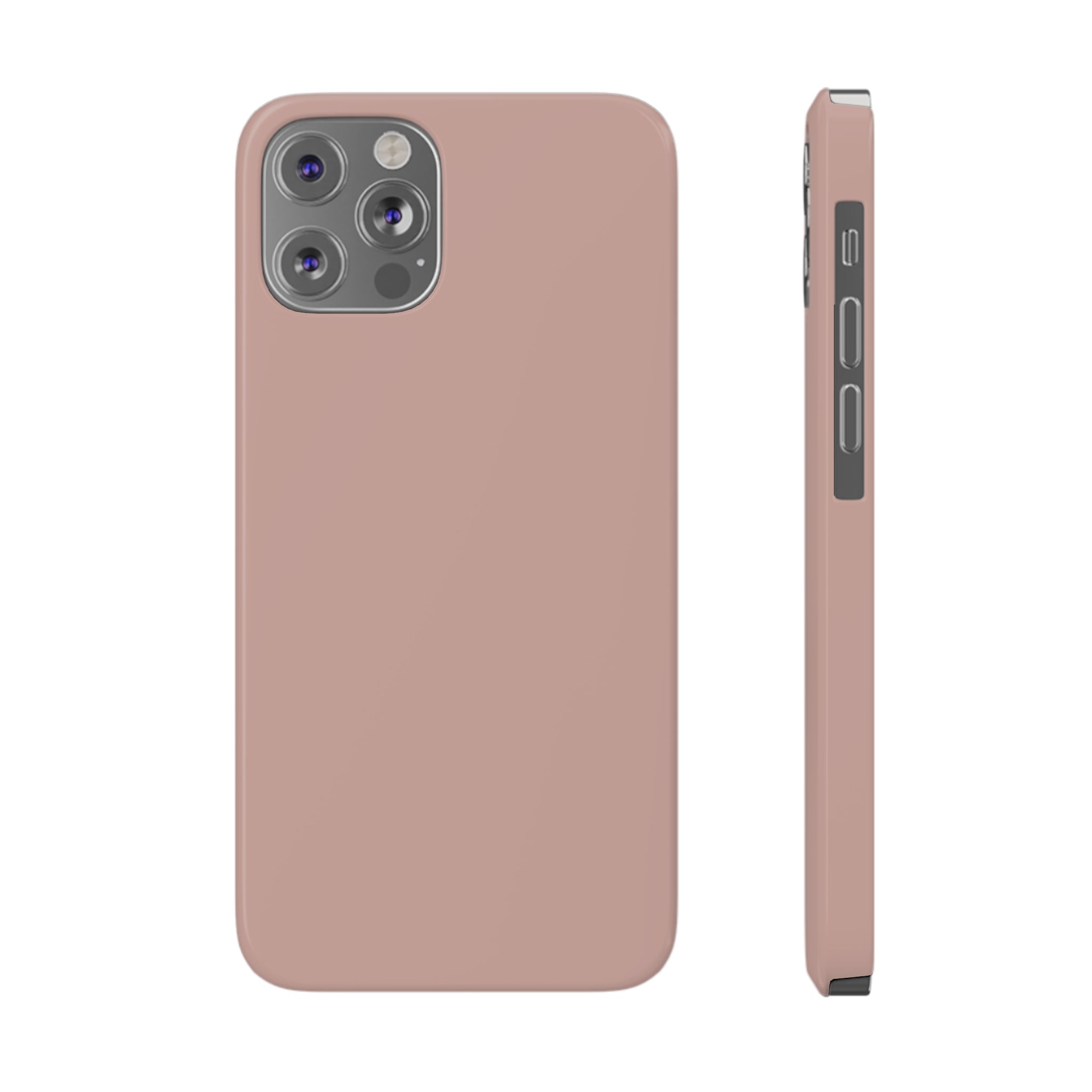 Blush Pink - iPhone Slim Cases iPhone 12/12 Pro - phone cases