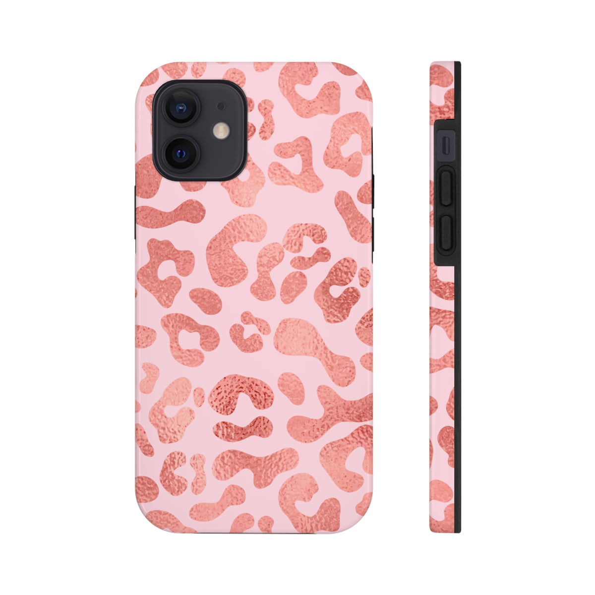 Pink Leopard - iPhone Tough Cases iPhone 12 - phone cases