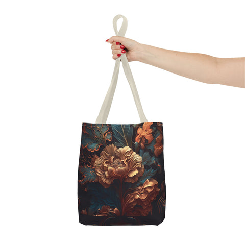 Tote Bag | Dark Floral Design